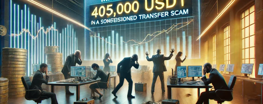 Mining Company Loses 405,000 USDT in Sophisticated Transfer Scam