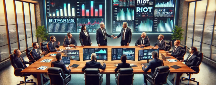 Bitfarms and Riot Platforms Clash Over Board Control and CEO Succession