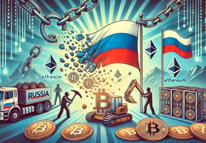Россия снимает запрет на криптовалютные операции и частный майнинг