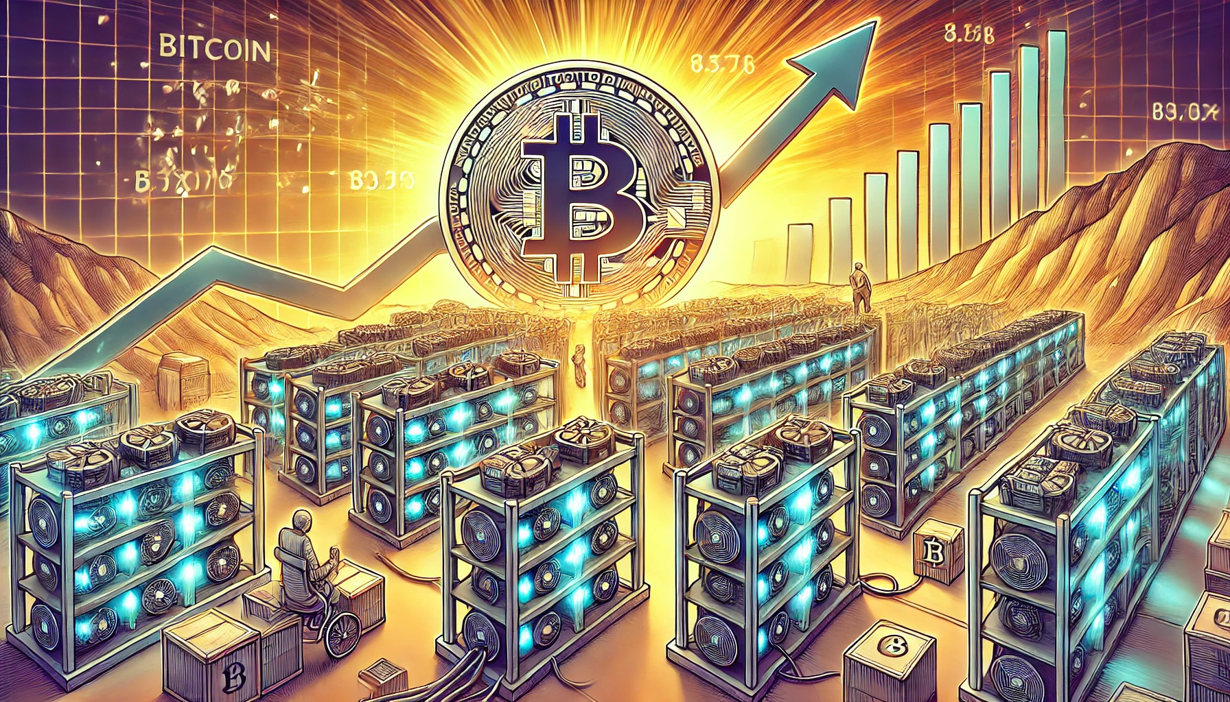 Bitcoin Hashrate Surges as Miners Ramp Up Operations