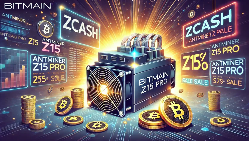 Bitmain Launches Spot Sale of ANTMINER Z15 Pro for Zcash Mining