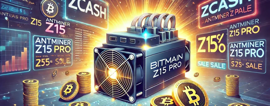 Bitmain Launches Spot Sale of ANTMINER Z15 Pro for Zcash Mining