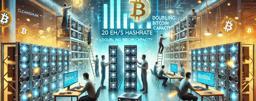 CleanSpark Achieves 20 EH/s Hashrate Milestone, Doubles Bitcoin Mining Capacity