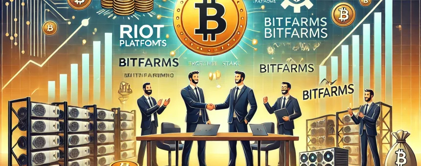 Riot Platforms увеличивает долю в Bitfarms, укрепляя позиции в майнинге криптовалют