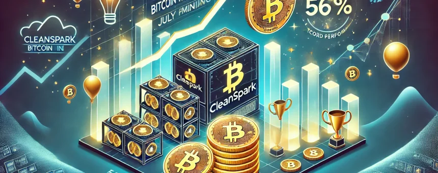 CleanSpark Boosts Bitcoin Treasury by 567% with Record July Mining Performance