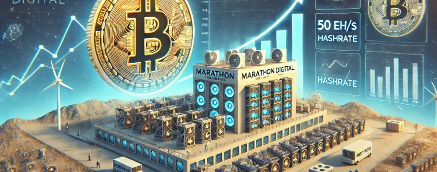 Marathon Digital стремится к 50 EH/s Hashrate к концу 2024 года