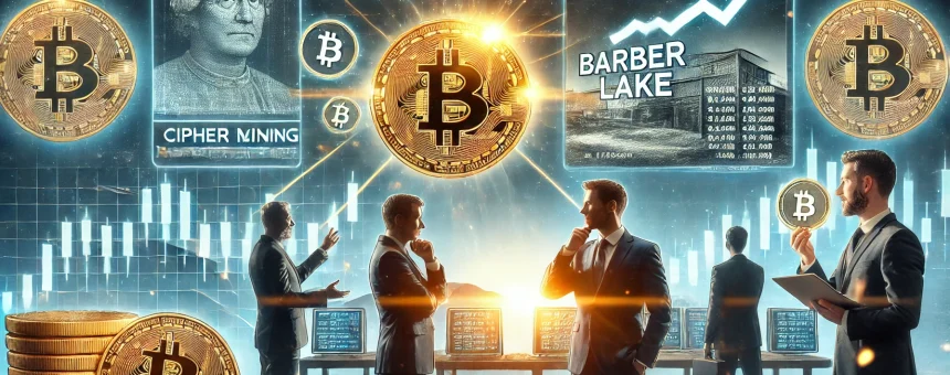 Cipher Mining продала часть биткоинов для финансирования покупки Barber Lake