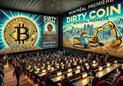 Montreal to Host Screening of “DIRTY COIN” Bitcoin Mining Documentary