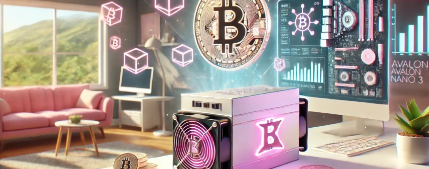 Canaan Unveils Pink Avalon Nano 3 Miner for Home Use