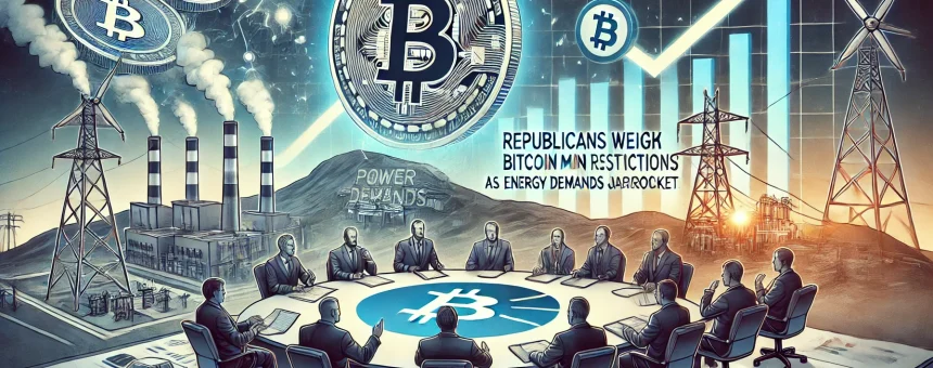 Republicans Weigh Limits on Bitcoin Mining as Energy Demands Skyrocket