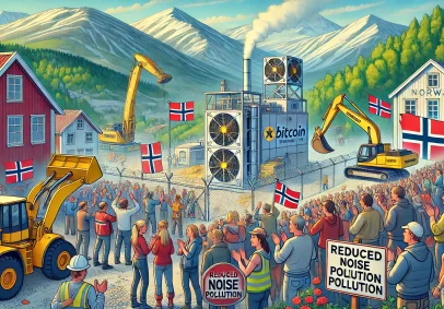 Norway: Residents Celebrate Shutdown of Noisy Bitcoin Mining Farm