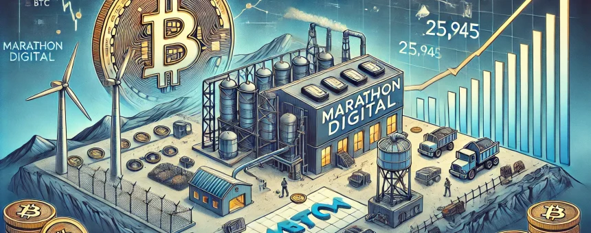 Marathon Digital Holds 25,945 BTC Despite Market Decline