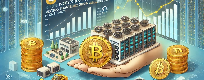 Marathon Digital Boosts Holdings to 26,200 BTC, Adding Over 5,000 Bitcoins in a Month