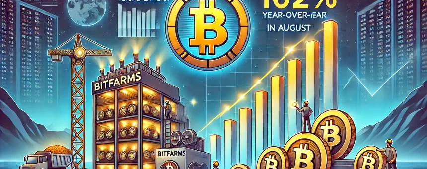 BitFarms Boosts Hashrate by 102% Year-Over-Year, Hitting 11.3 EH/s in August