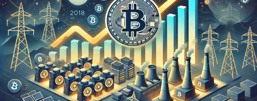 Bitcoin Mining Increased Energy Consumption Tenfold Since 2018