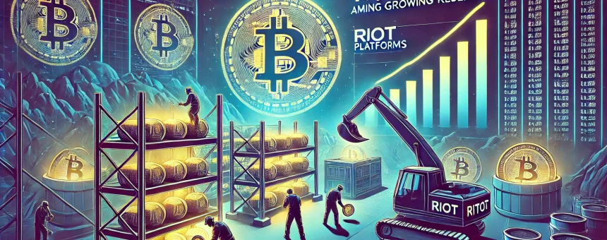 Riot Platforms Now Holds Over 10,000 BTC Amid Rising Reserves