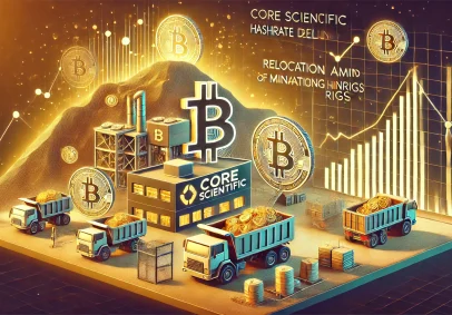 Core Scientific’s Hash Rate Drops Amid Mining Rig Relocation