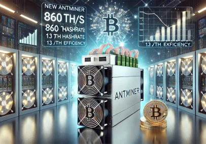 Bitmain’s Antminer U3S21EXPH Sets New Benchmark with 860 TH/s Hashrate and 13 J/TH Efficiency