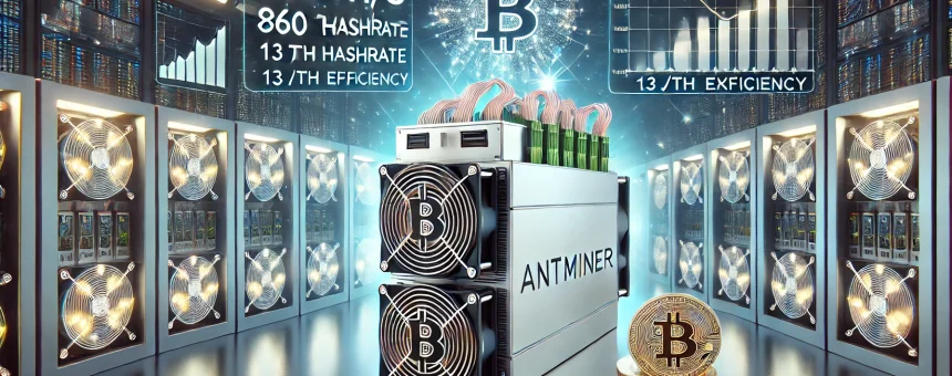 Bitmain’s Antminer U3S21EXPH Sets New Benchmark with 860 TH/s Hashrate and 13 J/TH Efficiency