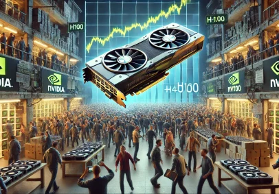 Рост AI вызвал ажиотажный спрос на GPU Nvidia: цены H100 превысили $40 000