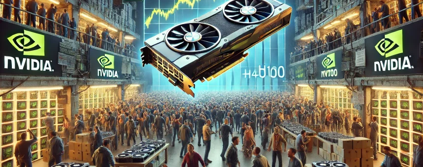 Рост AI вызвал ажиотажный спрос на GPU Nvidia: цены H100 превысили $40 000